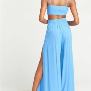 Show Me Your MuMu Blue Pierre Slit Pants